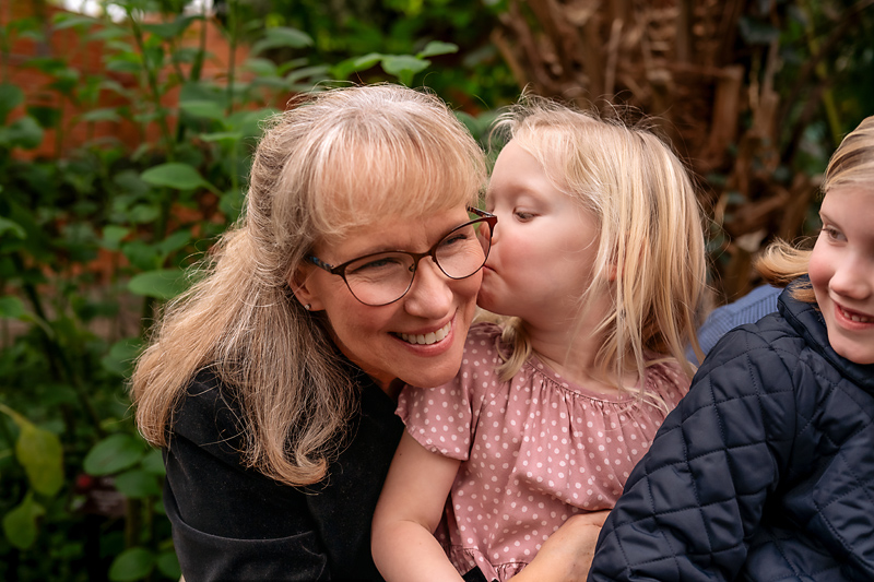 A special connection between grandma and granddaughter, captured during a photo session can be framed and makes an ideal gift.
